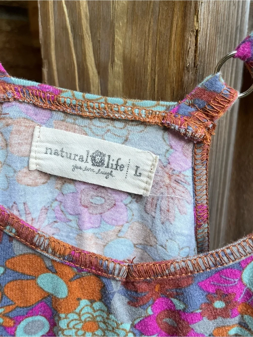 NATURAL LIFE Floral Jumpsuit in Pink, Purple & Teal - Picture 2 of 3